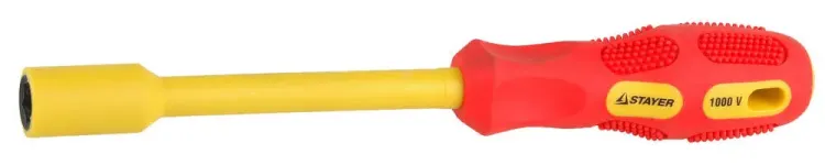 Отвертка STAYER "INSULATED" MAX-GRIP диэлектрич, Cr-V, HEX 12x125мм 25829-12-125 G купить в Кургане