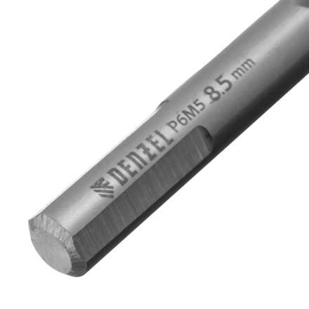 Сверло спиральное по металлу Denzel 8,5 x 117 мм, Р6М5, Golden Tip, 718240 купить в Кургане