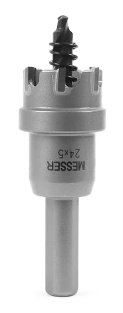 ТСТ коронка MESSER 24X5 с центрирующим сверлом и толкающей пружиной купить в Кургане