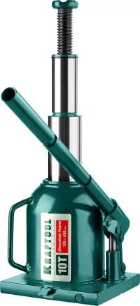 Домкрат гидравлический бутылочный "Double Ram", сварной, телескопический, 10т, 170-430мм, KRAFTOOL 43463-10 43463-10 купить в Кургане