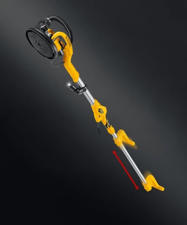 STEHER d225 мм, 800 Вт, удлиненная рукоятка, подсветка, шлифовальная машина для стен (жираф) (DWL-800) купить в Кургане