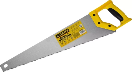 Ножовка универсальная (пила) &quot;Тайга-7&quot;, 500мм,7TPI, закаленный зуб, рез вдоль и поперек волокон, для средн заготовок, фанеры, ДСП,МДФ, STAYER 15050-50_z02 купить в Кургане