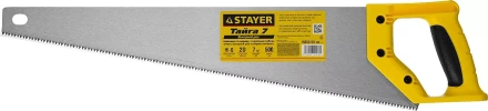 Ножовка универсальная (пила) &quot;Тайга-7&quot;, 500мм,7TPI, закаленный зуб, рез вдоль и поперек волокон, для средн заготовок, фанеры, ДСП,МДФ, STAYER 15050-50_z02 купить в Кургане