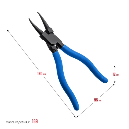 ЗУБР 180 мм, прямые губки, внутренний съемник стопорных колец, Профессионал (22821-1) купить в Кургане