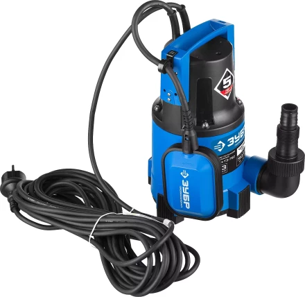 Насос ЗУБР &quot;ПРОФЕССИОНАЛ&quot; Т3 погружной дренажный для чистой воды (d пропускаемых частиц до 5мм), 750Вт, пропускная способность 210л/мин, напор 8,5м НПЧ-Т3-750 купить в Кургане