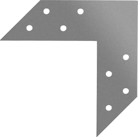 ЗУБР УС-2.0, 120 x 120 x 35 x 2 мм, угловой соединитель (31044-120) купить в Кургане