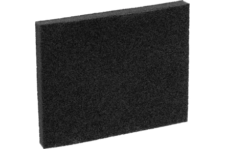 Губка для шлифования, 125 х 100 х 10 мм, средняя жесткость, P 100, Сибртех 757227 купить в Кургане