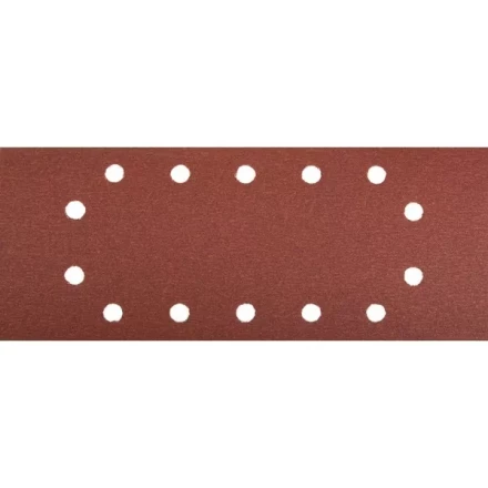 Лист шлифовальный ЗУБР &quot;МАСТЕР&quot;, 14 отверстий, для ПШМ на зажимах, Р180, 115х280мм, 5шт 35594-180 купить в Кургане