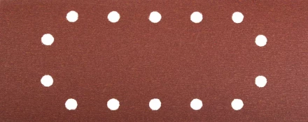 Лист шлифовальный ЗУБР &quot;МАСТЕР&quot;, 14 отверстий, для ПШМ на зажимах, Р180, 115х280мм, 5шт 35594-180 купить в Кургане