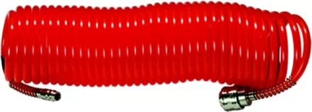 Шланг спиральный воздушный 15 м с быстросъемными соединениями  MATRIX 57006 купить в Кургане