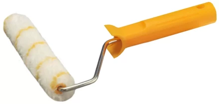 Мини-валик GIRPAINT ПОЛИАКРИЛ малярный в сборе, ворс 10мм, бюгель 6мм, 15х160мм, STAYER Master 03-0509-16_z01 купить в Кургане