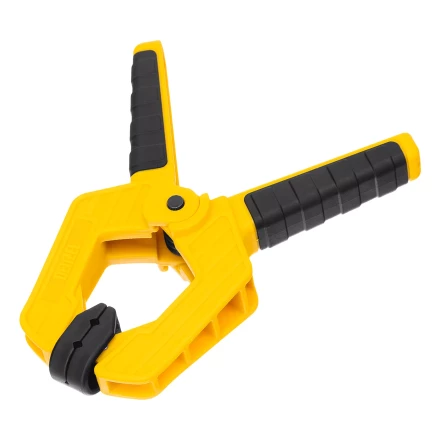 Струбцина клещеобразная Denzel, усиленная 65 х 50 мм, двухкомпонентные рукоятки, 20796 купить в Кургане