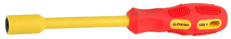 Отвертка STAYER "INSULATED" MAX-GRIP диэлектрич, Cr-V, HEX 9x125мм 25829-09-125 G купить в Кургане