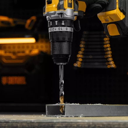 Сверло спиральное по металлу Denzel, 9 x 125 мм, Р6М5, Golden Tip, 718241 купить в Кургане