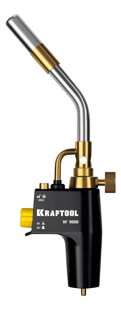 Blue Fire  KF-9000  горелка для МАПП / MAPP газа,  с пъезоподжигом,  на баллон c резьбовым соединением US 1, 2000°C 55510