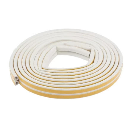 Уплотнитель 24 м профиль &quot;D&quot; белый СИБРТЕХ 93836 купить в Кургане