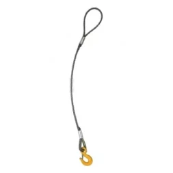 Строп канатный одноветвевой 1СК 6.3 т L=1 м с кч din 7.0 т опрессовка