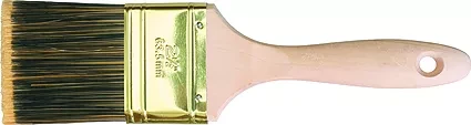 Кисть плоская Golden 2.5" искусственная щетина деревянная ручка / Matrix 83224 купить в Кургане
