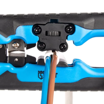 Автоматический многофункциональный стриппер КВТ WS-19 для снятия изоляции с проводов 0.05–10 мм (89424) купить в Кургане