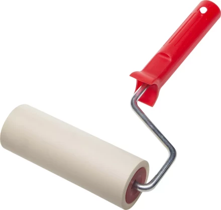 Валик прижимной ЗУБР &quot;ЭКСПЕРТ&quot; в сборе, резиновый, бюгель 8мм, 48x140мм 03922-14 купить в Кургане