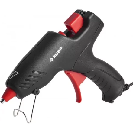 Пистолет ЗУБР &quot;МАСТЕР&quot; клеевой (термоклеящий), электрический, эргономичная рукоятка, рабочая температура 193град, d=12мм, 40Вт 06850-55-12_z02 купить в Кургане