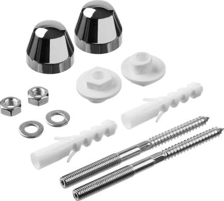 ЗУБР 14 мм, хром, набор для крепления раковин и писсуаров, Профессионал (44221) купить в Кургане