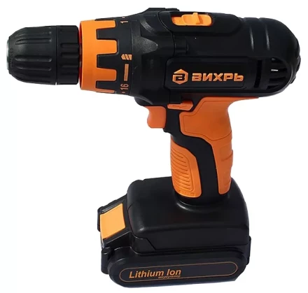 Дрель-шуруповерт аккумуляторная ВИХРЬ ДА-14,4Л-2К купить в Кургане