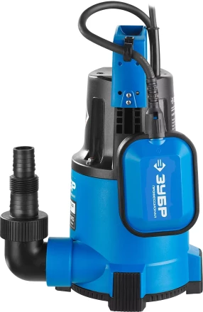 Насос ЗУБР &quot;ПРОФЕССИОНАЛ&quot; Т3 погружной дренажный для чистой воды (d пропускаемых частиц до 5мм), 400Вт, пропускная способность 140л/мин, напор 8,0м НПЧ-Т3-400 купить в Кургане