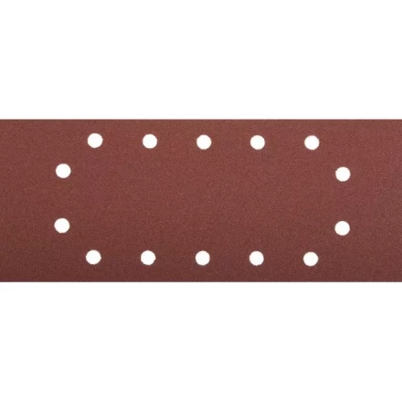 Лист шлифовальный ЗУБР &quot;МАСТЕР&quot;, 14 отверстий, для ПШМ на зажимах, Р100, 115х280мм, 5шт 35594-100 купить в Кургане
