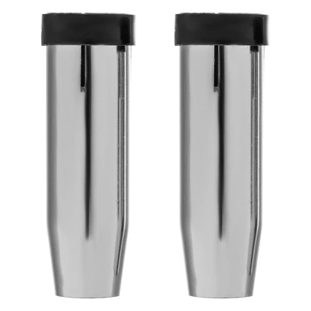 Сопло газовое 16, длина 57мм, 2 шт для MIG горелки тип 24 Denzel 93647 купить в Кургане