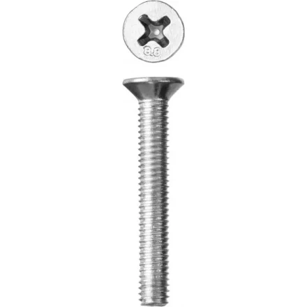 Винт ЗУБР DIN 965, класс прочности 8.8, оцинкованный, M5x65 мм, ТФ0, 1500 шт. 4-303110-05-065 купить в Кургане