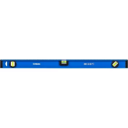 Уровень СИБИН двутавровый, 3 ампулы, измерительная линейка, 80см 34607-080 купить в Кургане