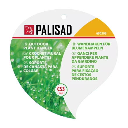 Кронштейн для крепления подвесных корзин, настенный Palisad 690308 купить в Кургане