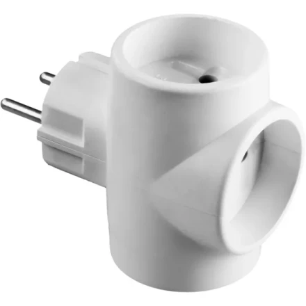 Разветвитель СИБИН электрический, 3 гнезда, 6А/220В 55097-3 купить в Кургане