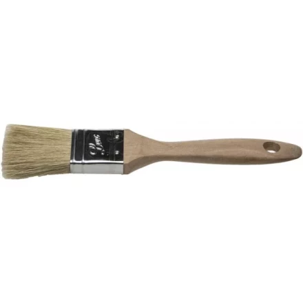 Кисть плоская STAYER &quot;UNIVERSAL-LUX&quot;, светлая натуральная щетина, деревянная ручка, 25мм 01053-025 купить в Кургане