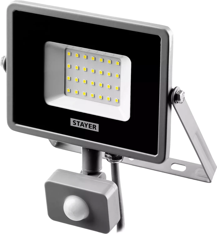 Прожектор LEDPro светодиодный, STAYER Profi 57133-30, датчик движения, 30Вт 57133-30 купить в Кургане