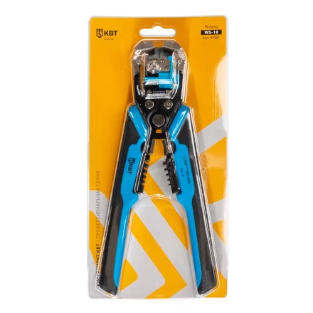 Автоматический многофункциональный стриппер КВТ WS-18 для снятия изоляции с проводов 0.05–10 мм(87581) купить в Кургане