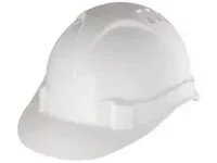 Каска защитная из ударопрочной пластмассы белая  СИБРТЕХ 89114 купить в Кургане