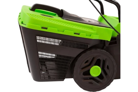 Газонокосилка электрическая L1500, 1500 Вт, ширина 33 см, 5 уровней, пластиковый травосборник 35 л Сибртех 96677 купить в Кургане