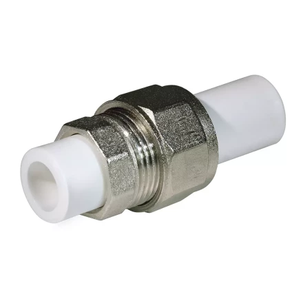 Соединение разборное PP-R 25 мм белое (25/100) 45505 купить в Кургане