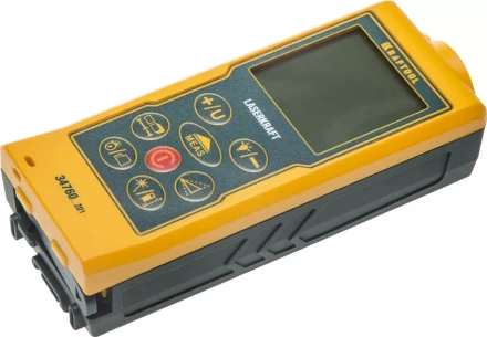 Дальномер лазерный LASER-KRAFT, дальность 5см - 70м, точность 1,5мм, KRAFTOOL 34760 34760_z01 купить в Кургане