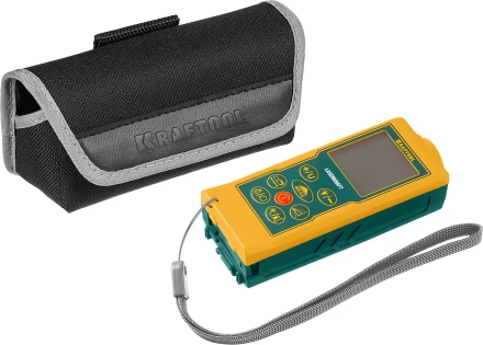 Дальномер лазерный LASER-KRAFT, дальность 5см - 70м, точность 1,5мм, KRAFTOOL 34760 34760_z01 купить в Кургане