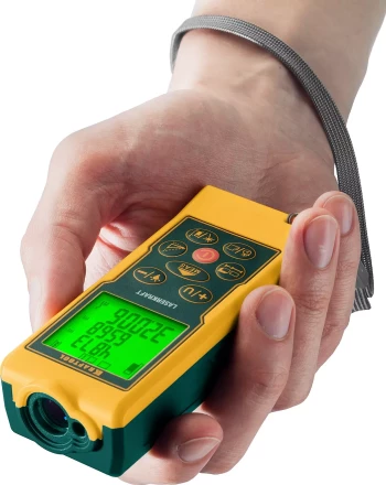 Дальномер лазерный LASER-KRAFT, дальность 5см - 70м, точность 1,5мм, KRAFTOOL 34760 34760_z01 купить в Кургане