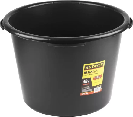 Кадка STAYER &quot;MASTER&quot; строительная пластмассовая, 40л 06098-40 купить в Кургане