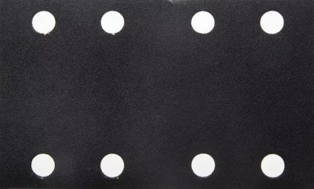 Лист шлиф. универс. URAGAN &quot;Оптимал. для тверд. пород дерева&quot; 8 отв. по линии, на липучке, для ПШМ, P180, 80х133мм, 10шт 907-22111-180-10 купить в Кургане