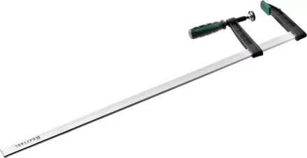 Струбцина, KRAFTOOL 32011-120-800, тип &quot;F&quot;, DIN 5117, двухкомпонентная ручка, 120х800мм 32011-120-800 купить в Кургане