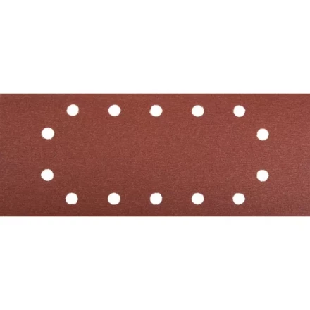 Лист шлифовальный ЗУБР &quot;МАСТЕР&quot;, 14 отверстий, для ПШМ на зажимах, Р320, 115х280мм, 5шт 35594-320 купить в Кургане