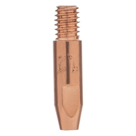 Токосъемный наконечник под проволоку 1,2 мм, М6х28, E-CU, 20 шт для MIG горелки тип 24 Denzel 93648 купить в Кургане