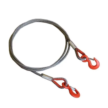 Буксир канатный TOR БТК 37,0 т 10,0 м опрессовка канат 28 мм (петля-петля) 1048760 купить в Кургане