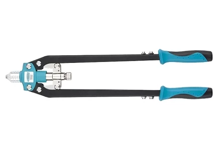 Заклепочник двуручный усиленный 520 мм, удлин.рукоятки, для заклепок 3,2-4,0-4,8-6,0-6,4 GROSS 40409 купить в Кургане